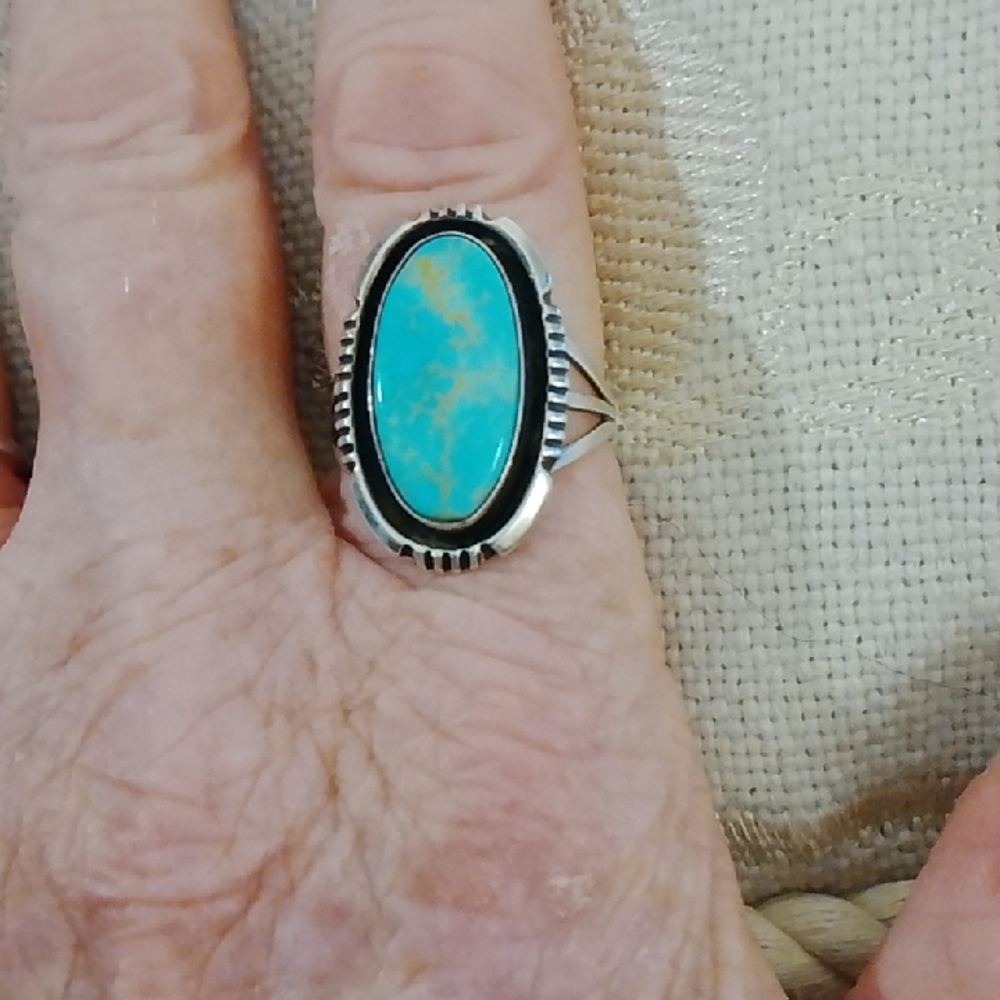 Will Denetdale 925 Silver Signed Navaho Ring